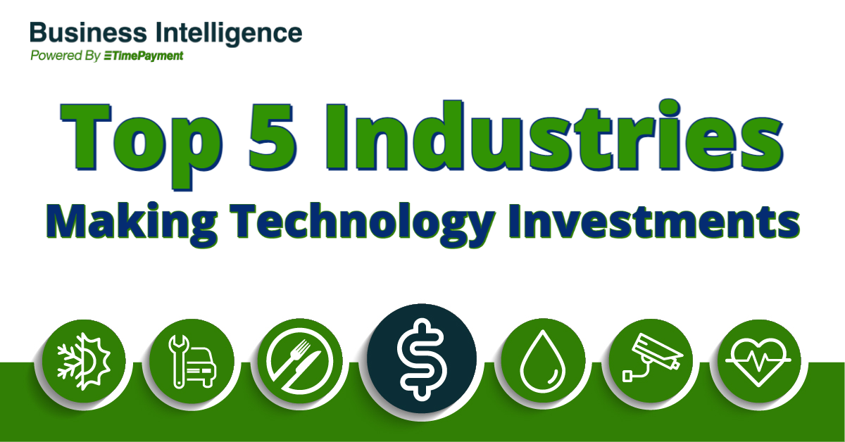 Top five industries making technology investments
